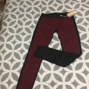 Billabong two tone peddled skinny jeans